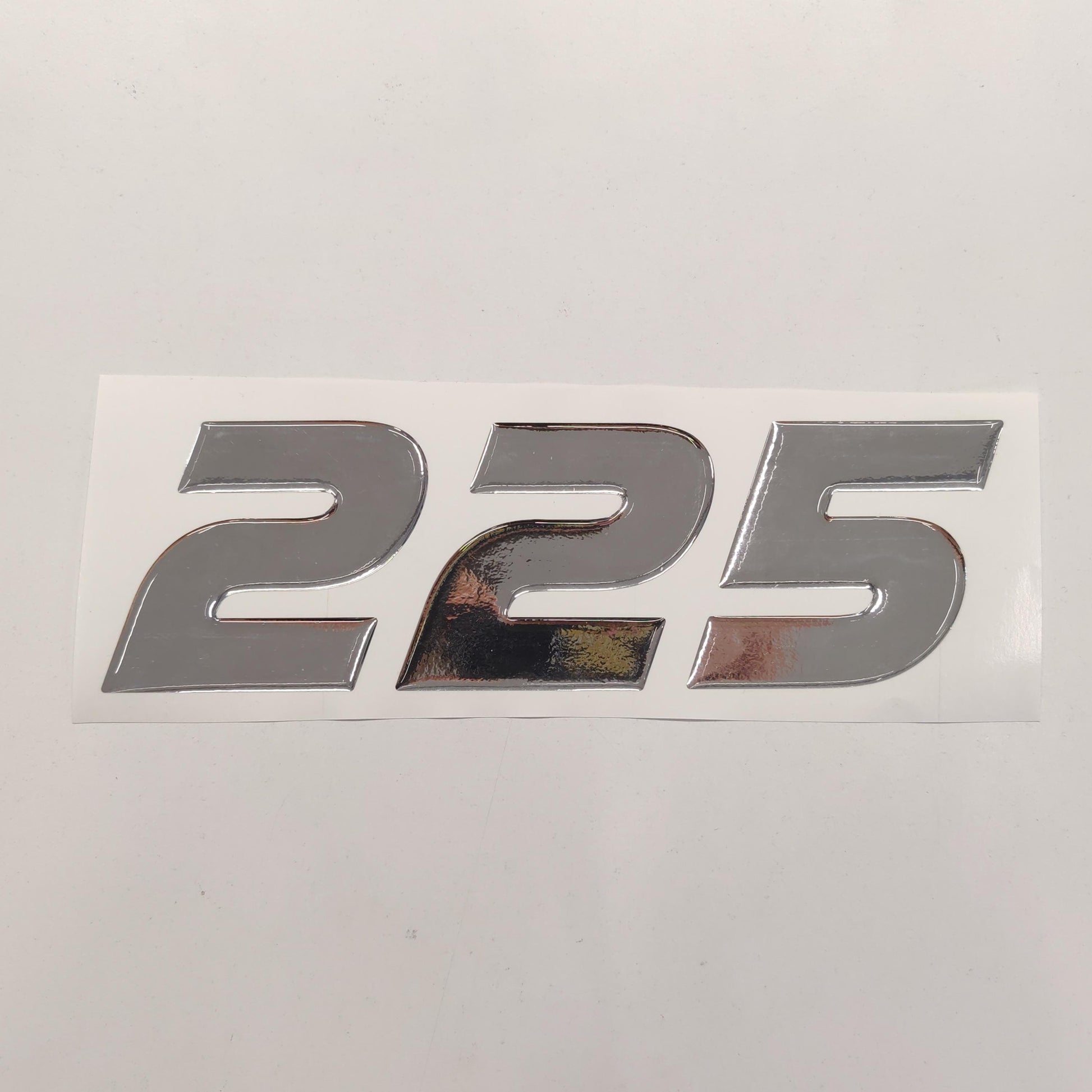 3D Raised Chrome Decal / 150 / 200 / 225 / 250 / 275 / 300 / 350 / 400hp - Aftermarket Replacement Reproduction for 2017 Mercury Verado