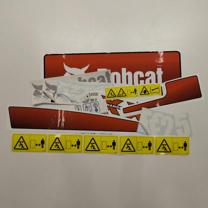 Aftermarket E25 Bobcat Mini Excavator Compact Decals / Aufkleber / Adesivo / Sticker / Replacement Set (older model) Reprdouction