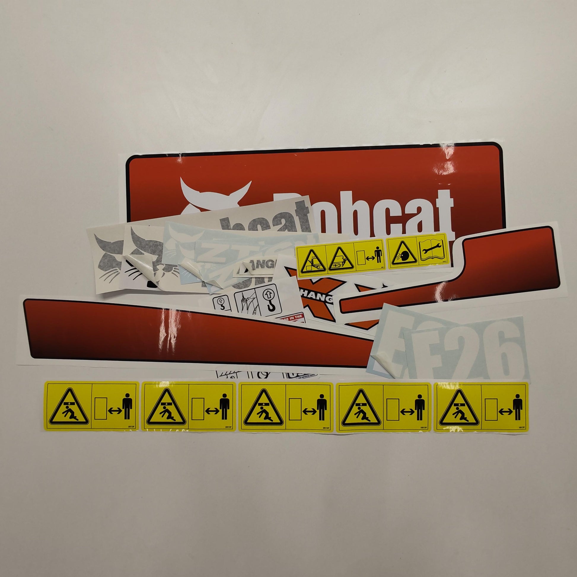 Aftermarket E26 Bobcat Mini Excavator Compact Decals / Aufkleber / Adesivo / Sticker / Replacement Set (older model) Reprdouction