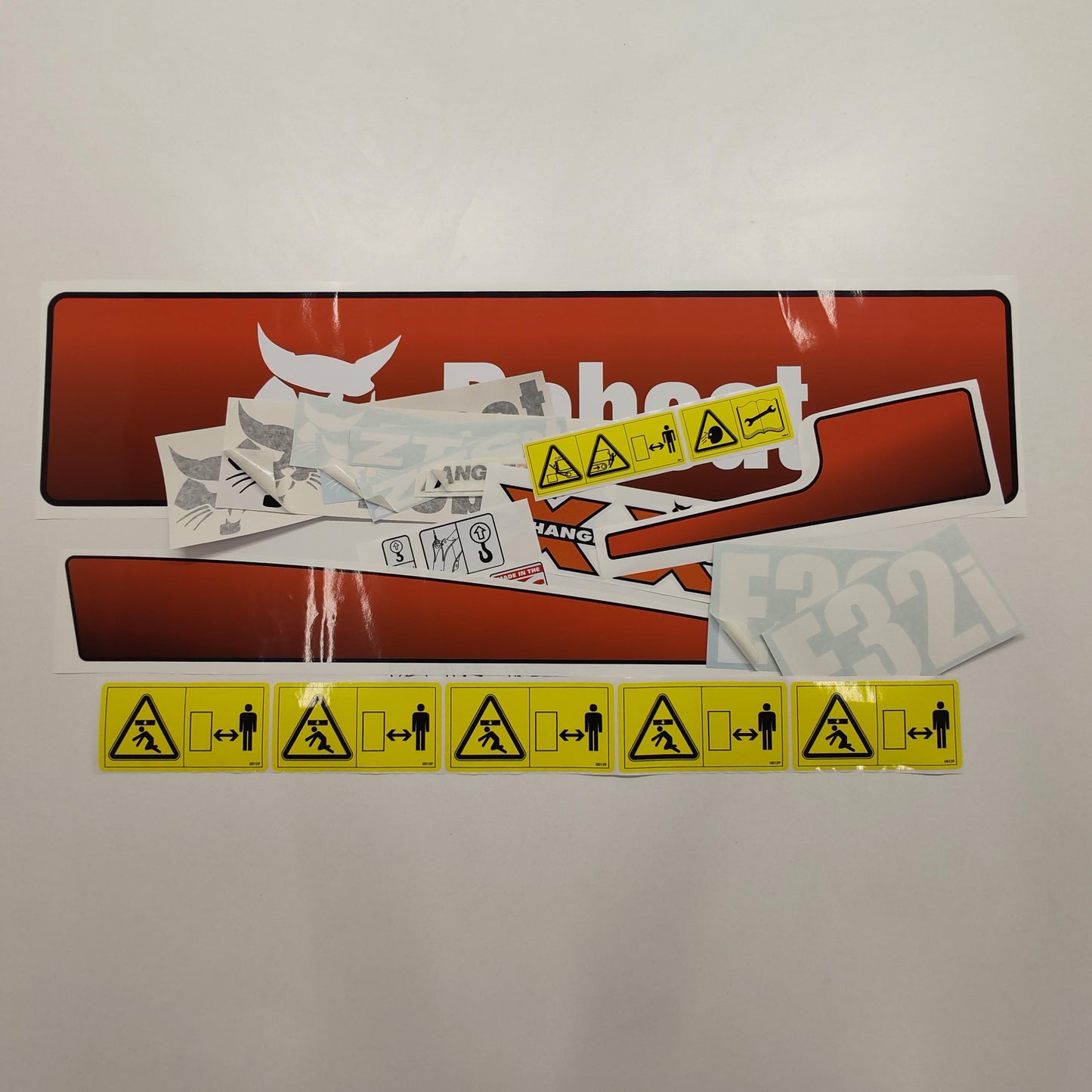 Aftermarket E32i Bobcat Mini Excavator Compact Decals / Aufkleber / Adesivo / Sticker / Replacement Set (older model) Reprdouction