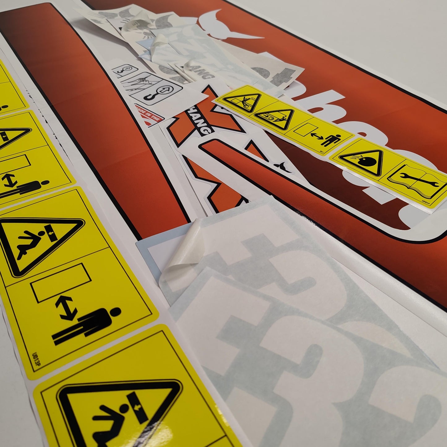 Aftermarket E32i Bobcat Mini Excavator Compact Decals / Aufkleber / Adesivo / Sticker / Replacement Set (older model) Reprdouction