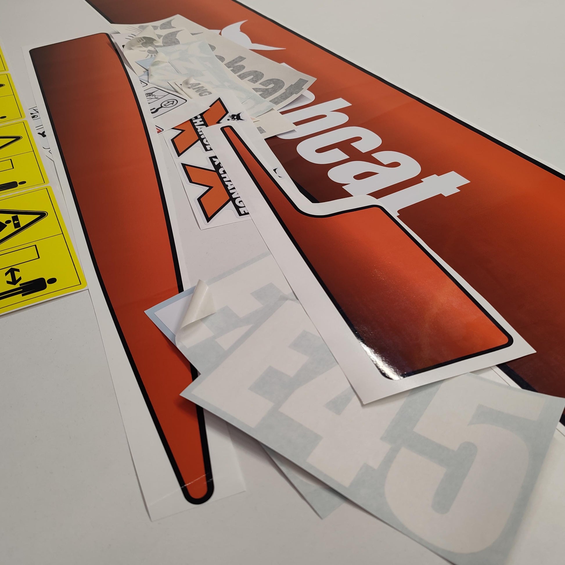 Aftermarket E45 Bobcat Mini Excavator Compact Decals / Aufkleber / Adesivo / Sticker / Replacement Set (older model) Reprdouction