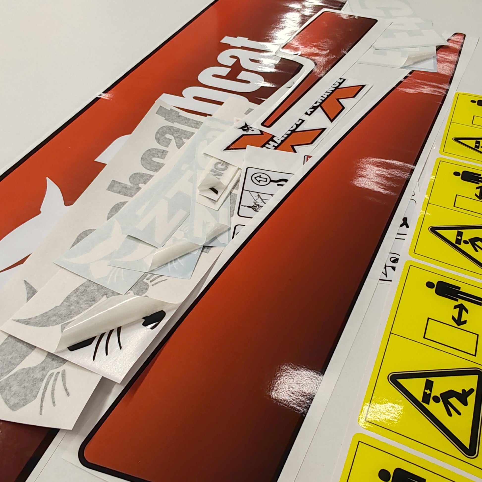 Aftermarket E45 Bobcat Mini Excavator Compact Decals / Aufkleber / Adesivo / Sticker / Replacement Set (older model) Reprdouction