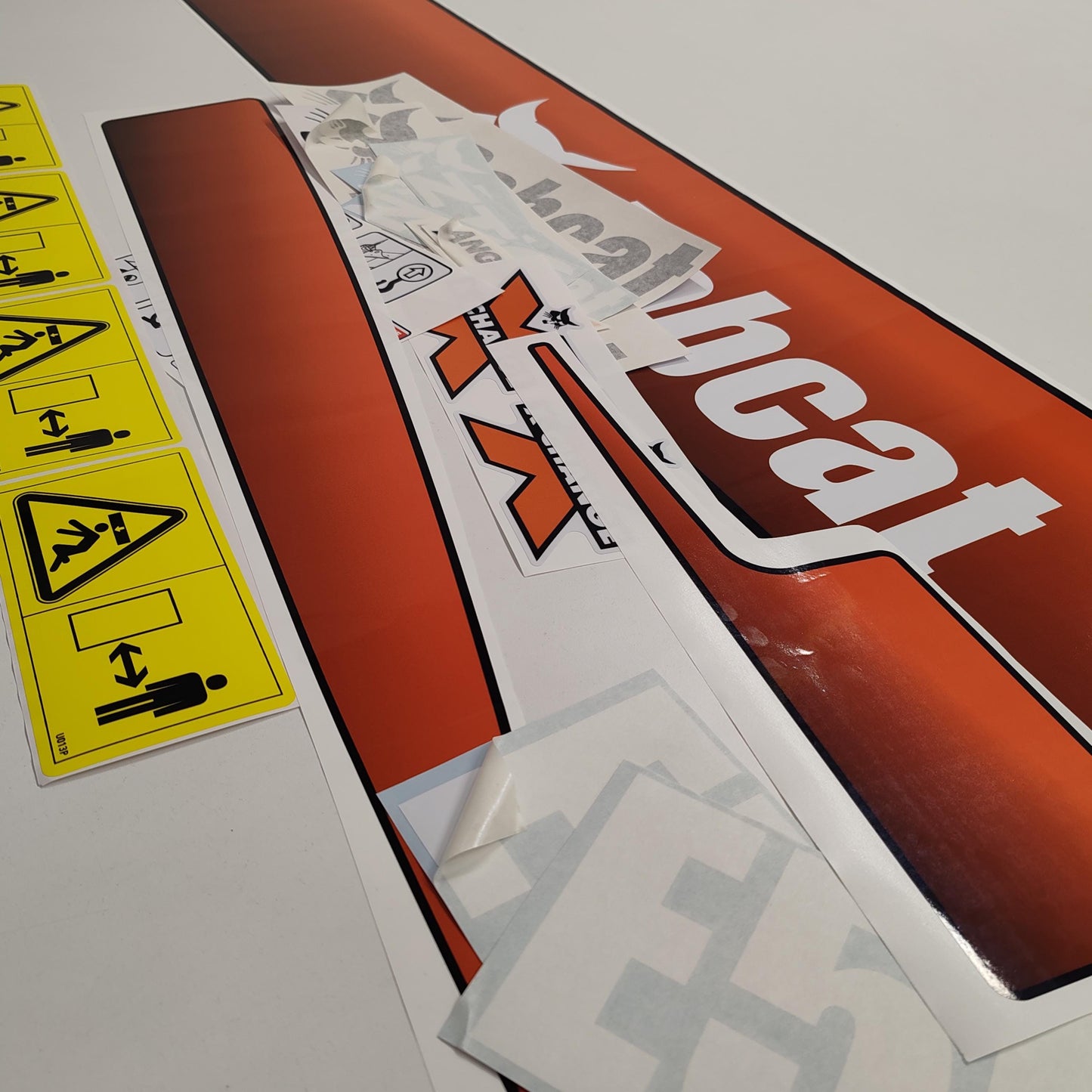 Aftermarket E50 Bobcat Mini Excavator Compact Decals / Aufkleber / Adesivo / Sticker / Replacement Set (older model) Reprdouction