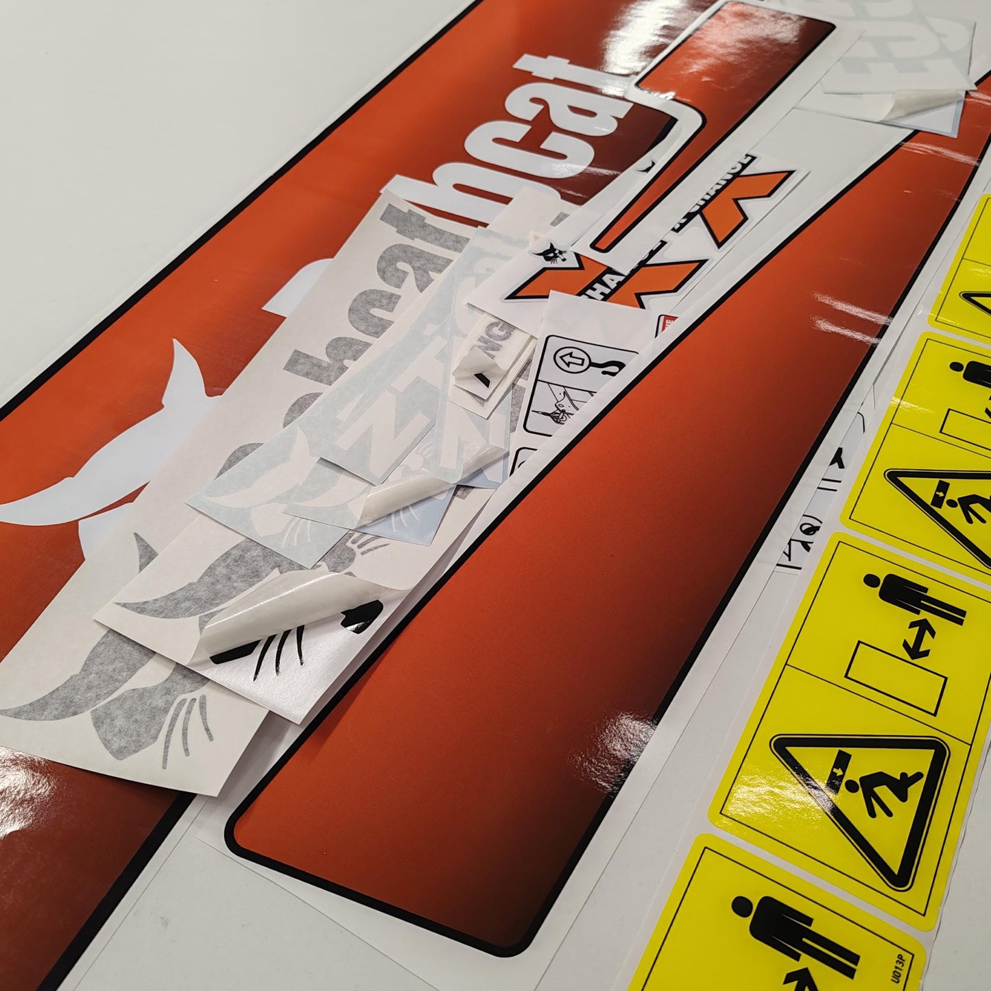 Aftermarket E55 Bobcat Mini Excavator Compact Decals / Aufkleber / Adesivo / Sticker / Replacement Set (older model) Reprdouction