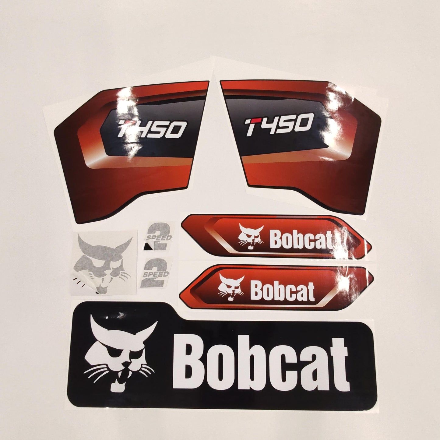 Aftermarket Decals for Bobcat T450 Compact Track Loader / Aufkleber / Adesivo / Sticker / Replacement Set (M3) Reprdouction