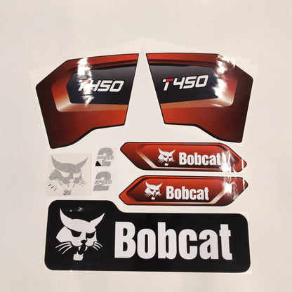 Aftermarket Decals for Bobcat T450 Compact Track Loader / Aufkleber / Adesivo / Sticker / Replacement Set (M3) Reprdouction