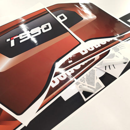 Aftermarket Decals for Bobcat T590 Compact Track Loader / Aufkleber / Adesivo / Sticker / Replacement Set (M3) Reprdouction