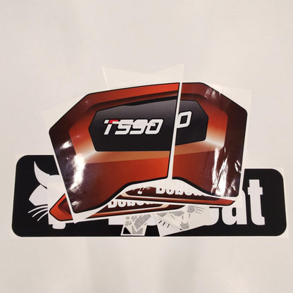 Aftermarket Decals for Bobcat T590 Compact Track Loader / Aufkleber / Adesivo / Sticker / Replacement Set (M3) Reprdouction