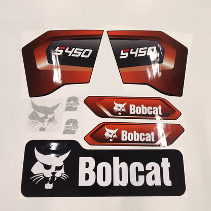 Aftermarket Decals for Bobcat S450 Compact Track Loader / Aufkleber / Adesivo / Sticker / Replacement Set (M3) Reprdouction