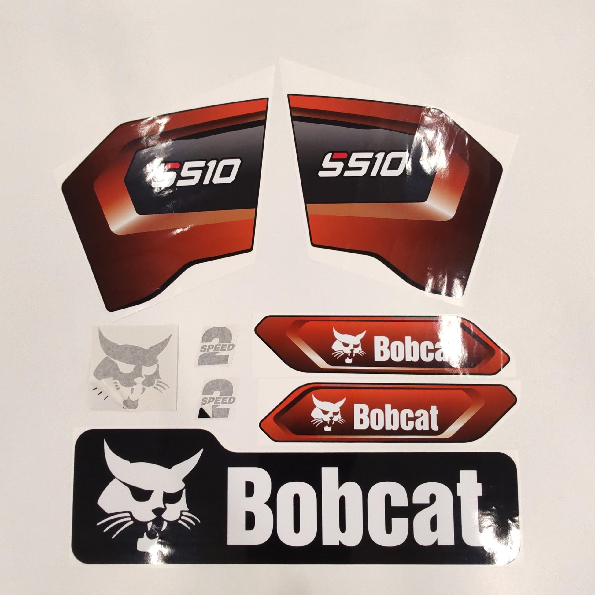 Aftermarket Decals for Bobcat S510 Compact Track Loader / Aufkleber / Adesivo / Sticker / Replacement Set (M3) Reprdouction