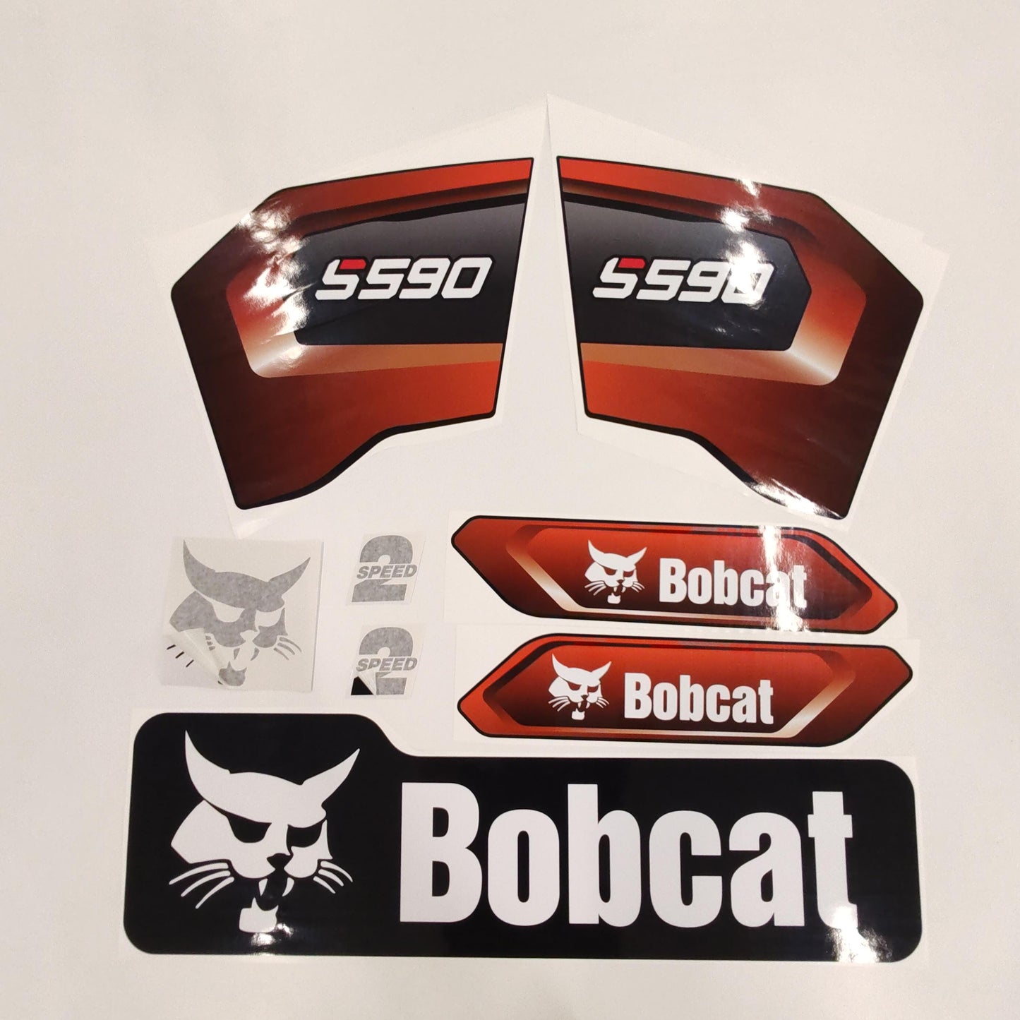 Aftermarket Decals for Bobcat S590 Compact Track Loader / Aufkleber / Adesivo / Sticker / Replacement Set (M3) Reprdouction