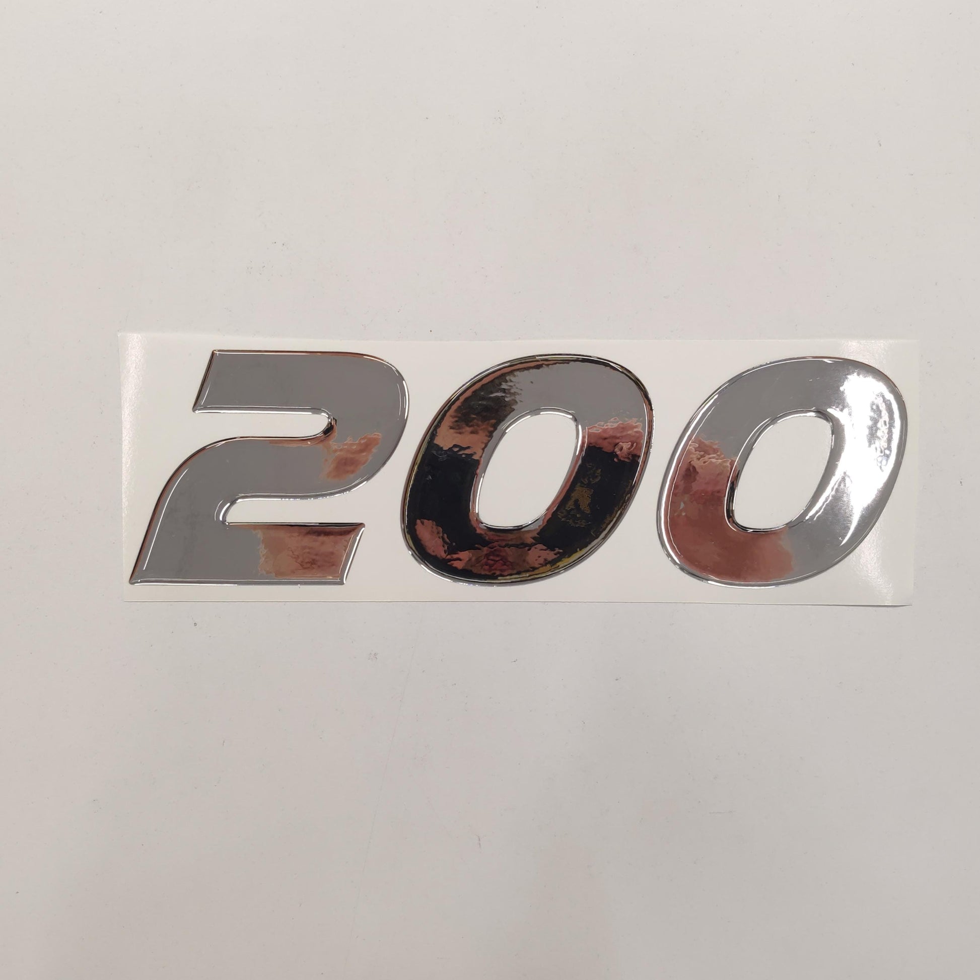 3D Raised Chrome Decal / 150 / 200 / 225 / 250 / 275 / 300 / 350 / 400hp - Aftermarket Replacement Reproduction for 2017 Mercury Verado