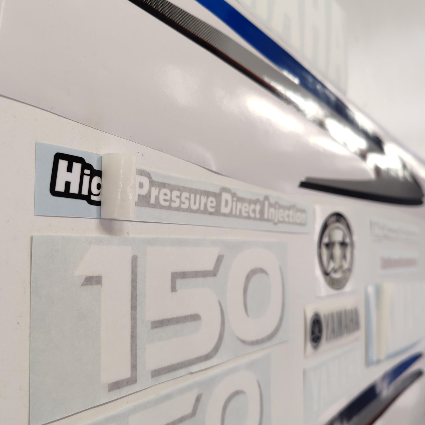 Yamaha 150 HPDI (2002-2006) Aftermarket Replacement Outboard Decal Sticker Set / Reproduction