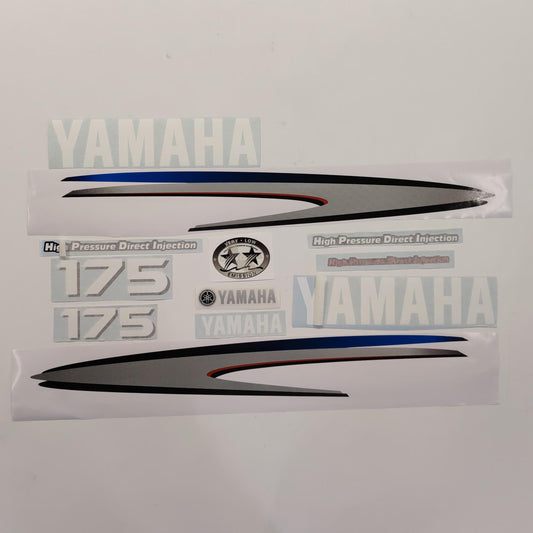 Yamaha 175 HPDI (2002-2006) Aftermarket Replacement Outboard Decal Sticker Set / Reproduction