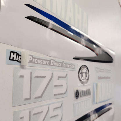 Yamaha 175 HPDI (2002-2006) Aftermarket Replacement Outboard Decal Sticker Set / Reproduction