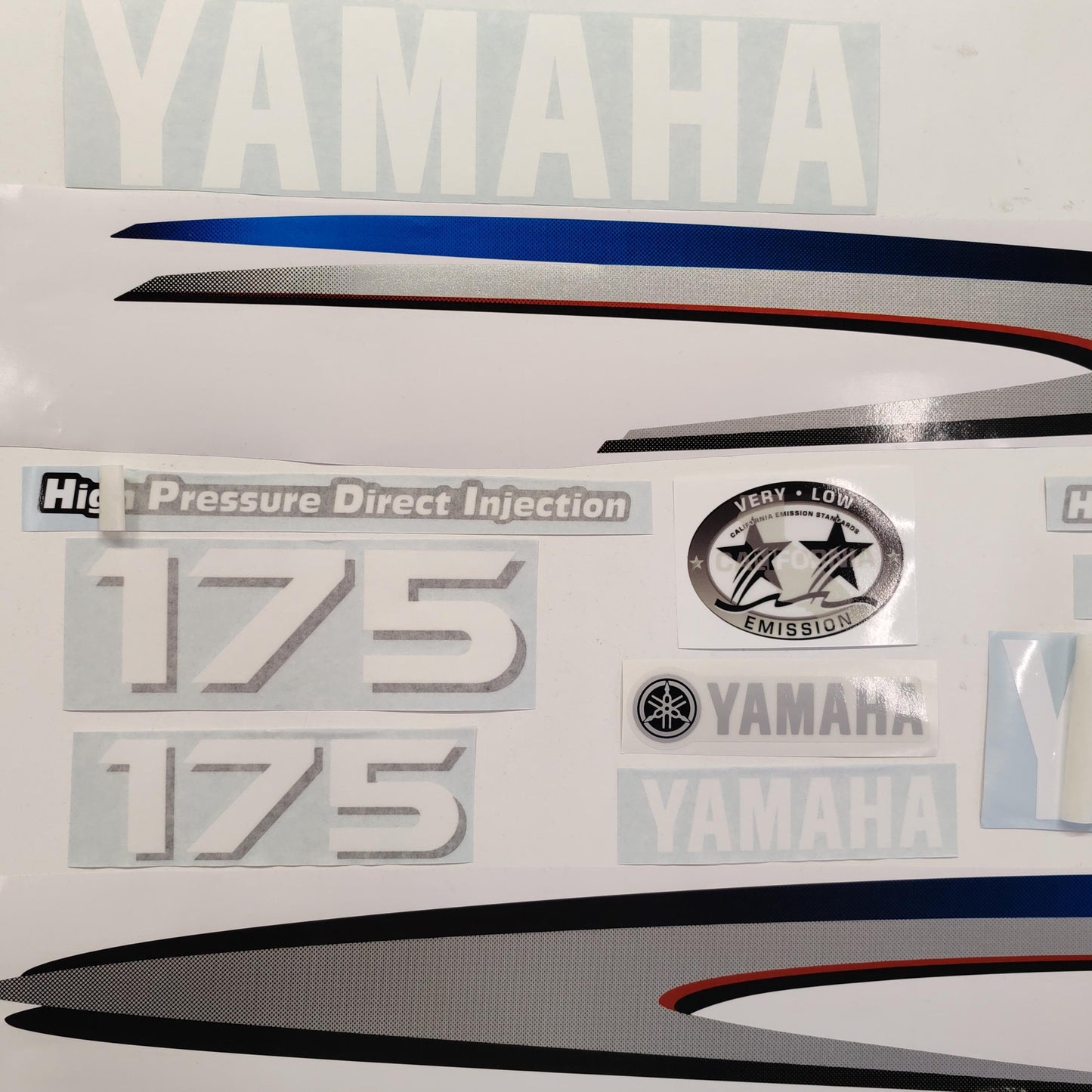 Yamaha 175 HPDI (2002-2006) Aftermarket Replacement Outboard Decal Sticker Set / Reproduction