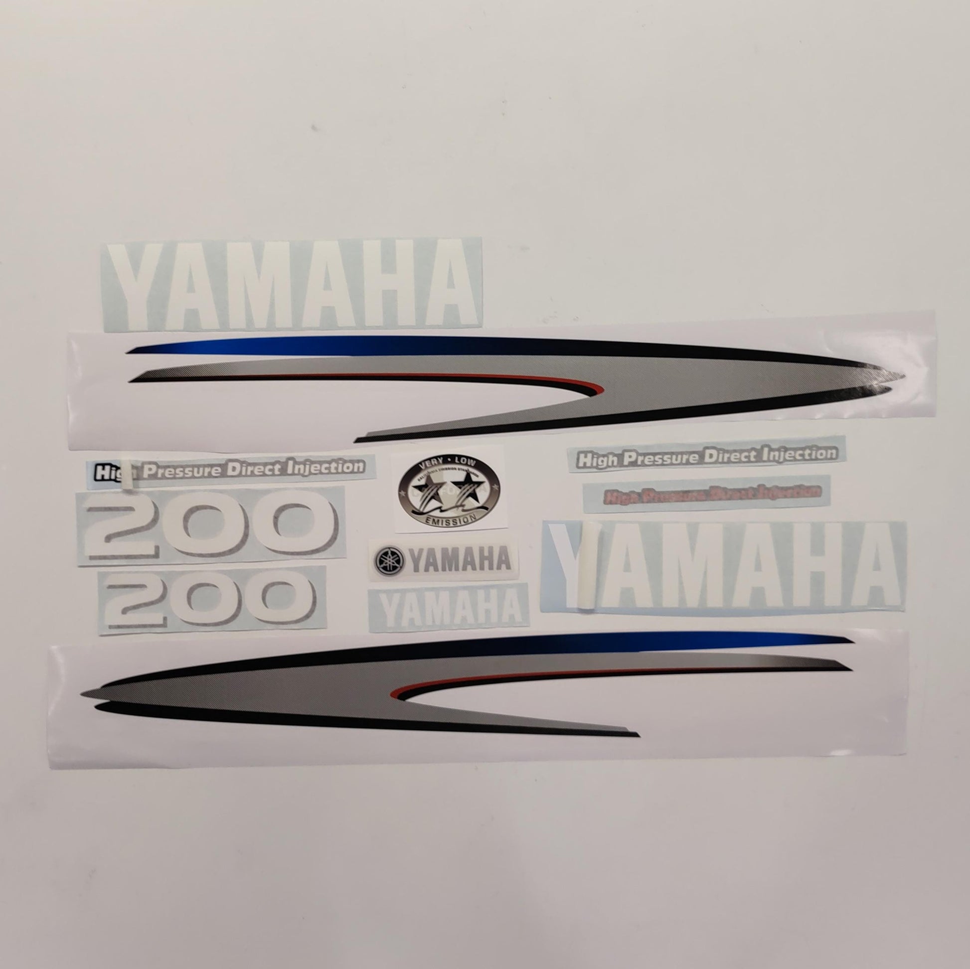 Yamaha 200 HPDI (2002-2006) Aftermarket Replacement Outboard Decal Sticker Set / Reproduction