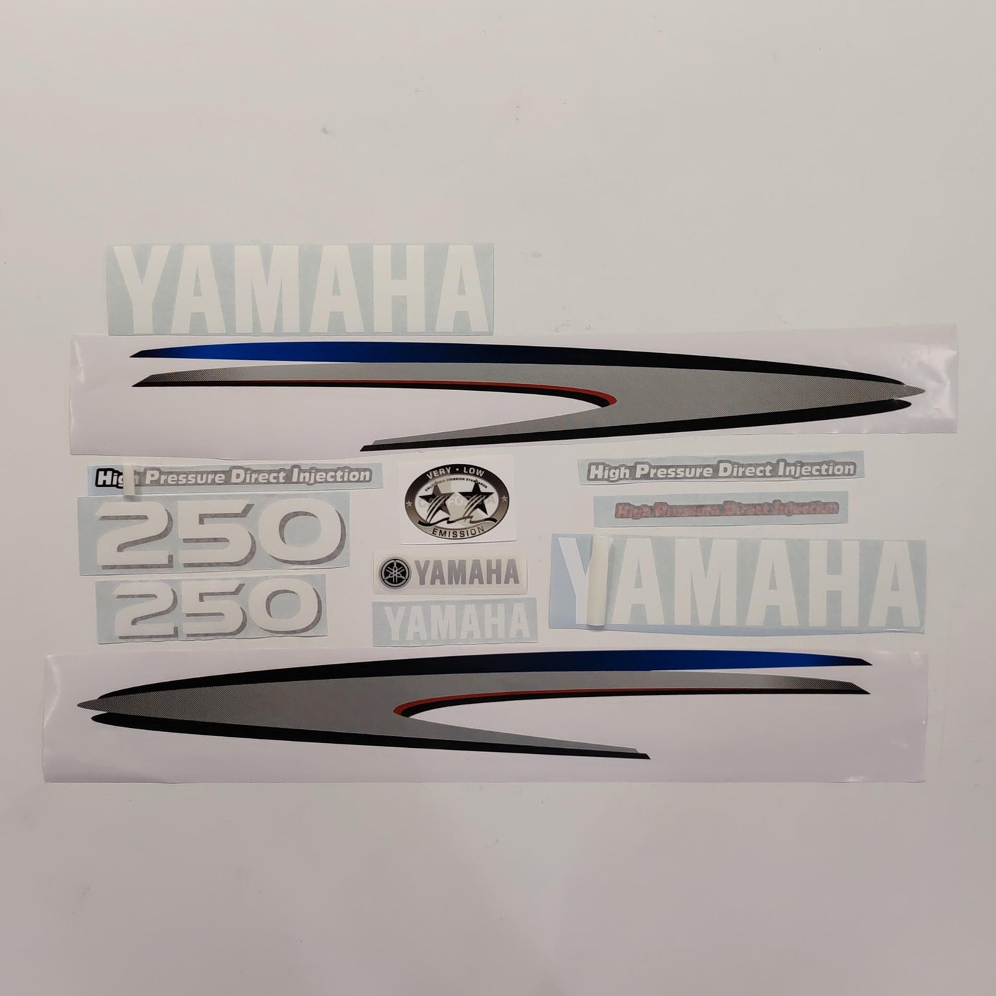 Yamaha 250 HPDI (2002-2006) Aftermarket Replacement Outboard Decal Sticker Set / Reproduction