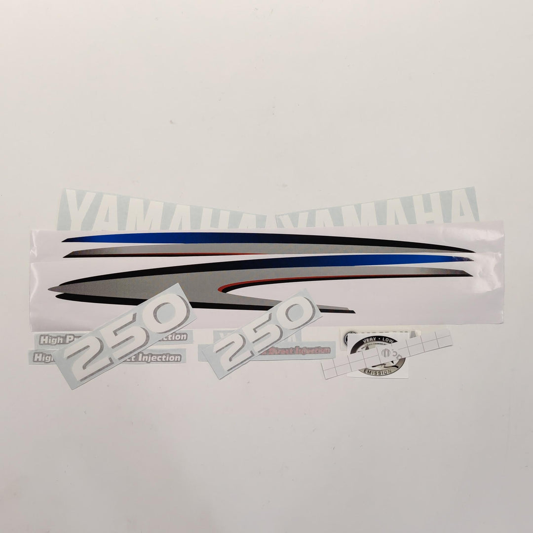 Yamaha 250 HPDI (2002-2006) Aftermarket Replacement Outboard Decal Sticker Set / Reproduction