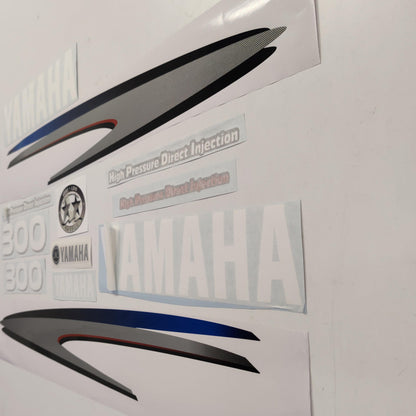 Yamaha 300 HPDI (2002-2006) Aftermarket Replacement Outboard Decal Sticker Set / Reproduction