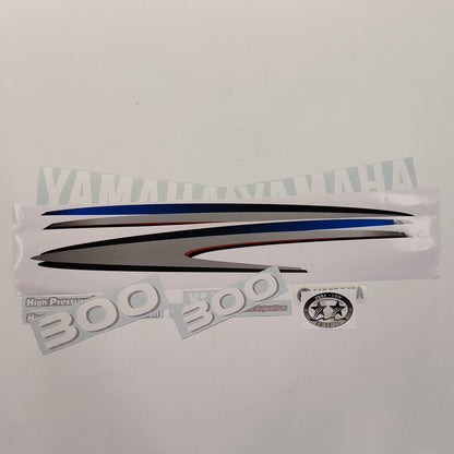 Yamaha 300 HPDI (2002-2006) Aftermarket Replacement Outboard Decal Sticker Set / Reproduction