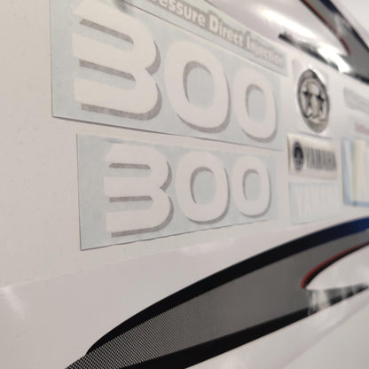 Yamaha 300 HPDI (2002-2006) Aftermarket Replacement Outboard Decal Sticker Set / Reproduction