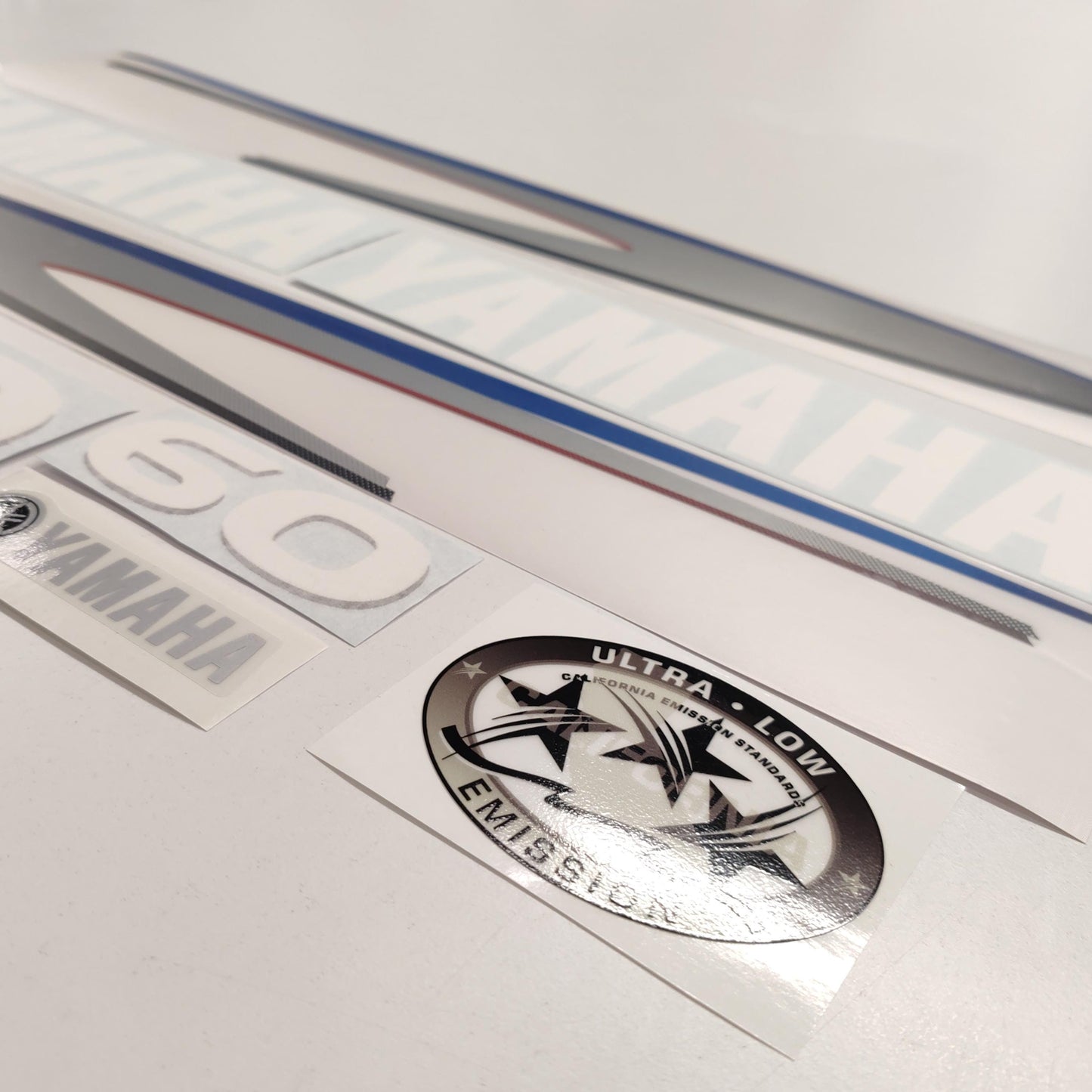 Yamaha 60 Two Stroke (2002-2006) Aftermarket Replacement Outboard Decals Sticker Set
