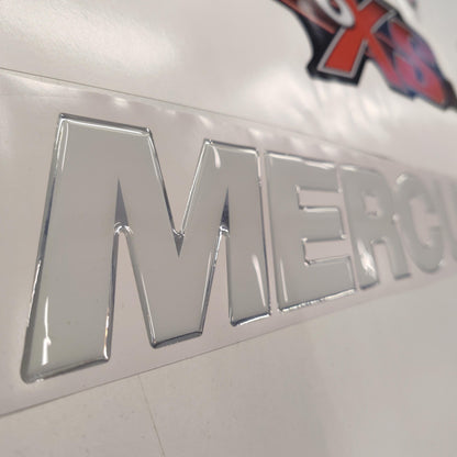 Mercury 250 3D PRO XS Optimax (2012-2017) Domed Aftermarket Replacement Outboard Decal Sticker Resin Set