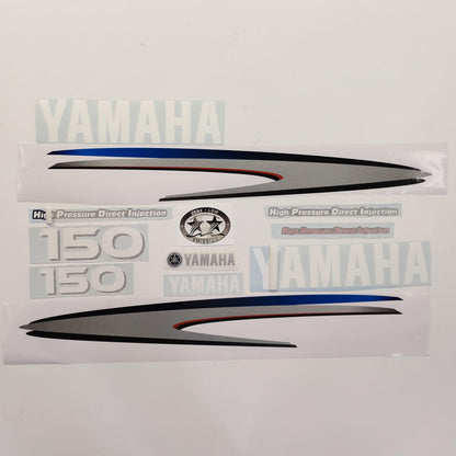 Yamaha 150 HPDI (2002-2006) Aftermarket Replacement Outboard Decal Sticker Set / Reproduction