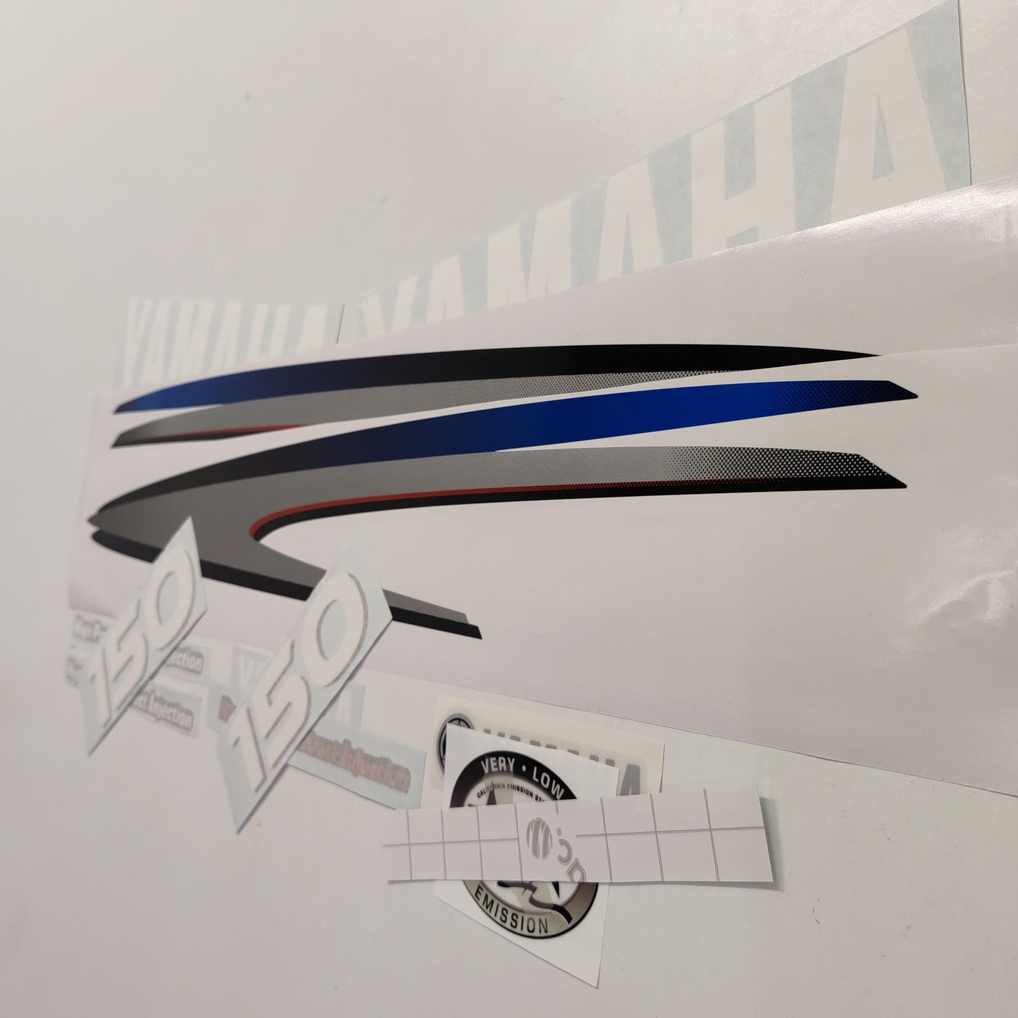 Yamaha 150 HPDI (2002-2006) Aftermarket Replacement Outboard Decal Sticker Set / Reproduction