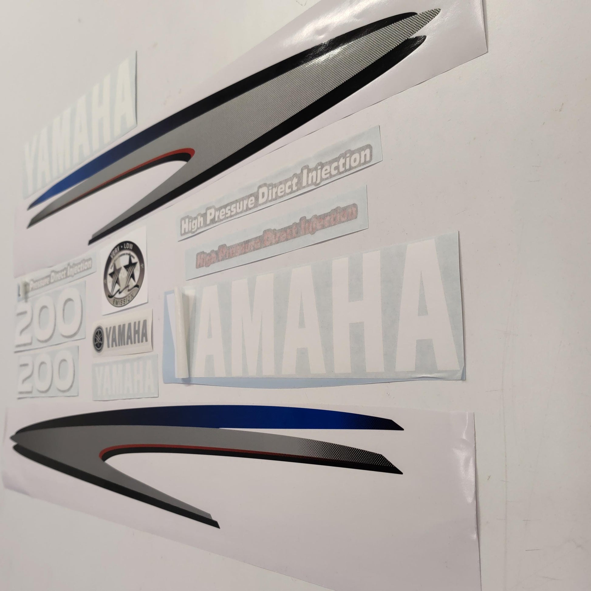 Yamaha 200 HPDI (2002-2006) Aftermarket Replacement Outboard Decal Sticker Set / Reproduction