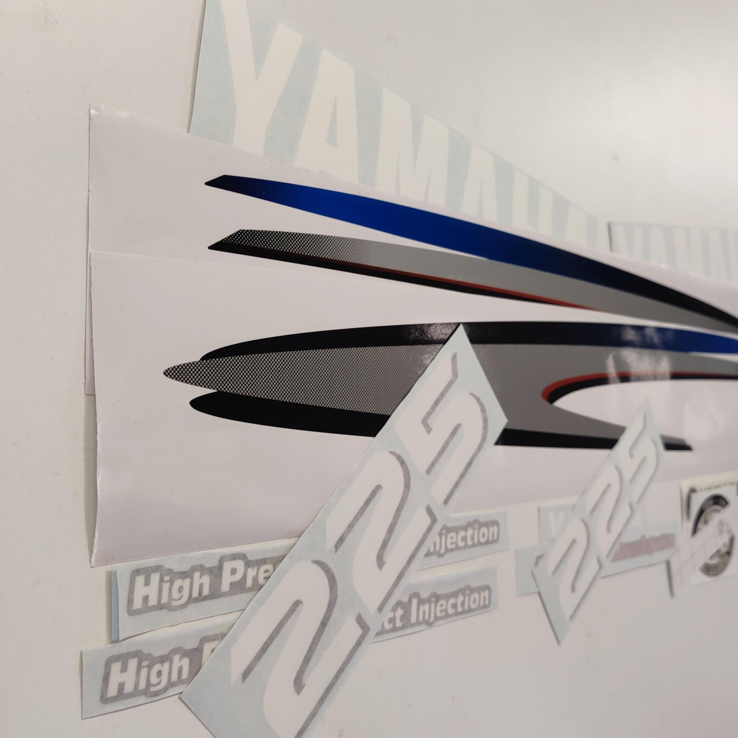 Yamaha 225 HPDI (2002-2006) Aftermarket Replacement Outboard Decal Sticker Set / Reproduction