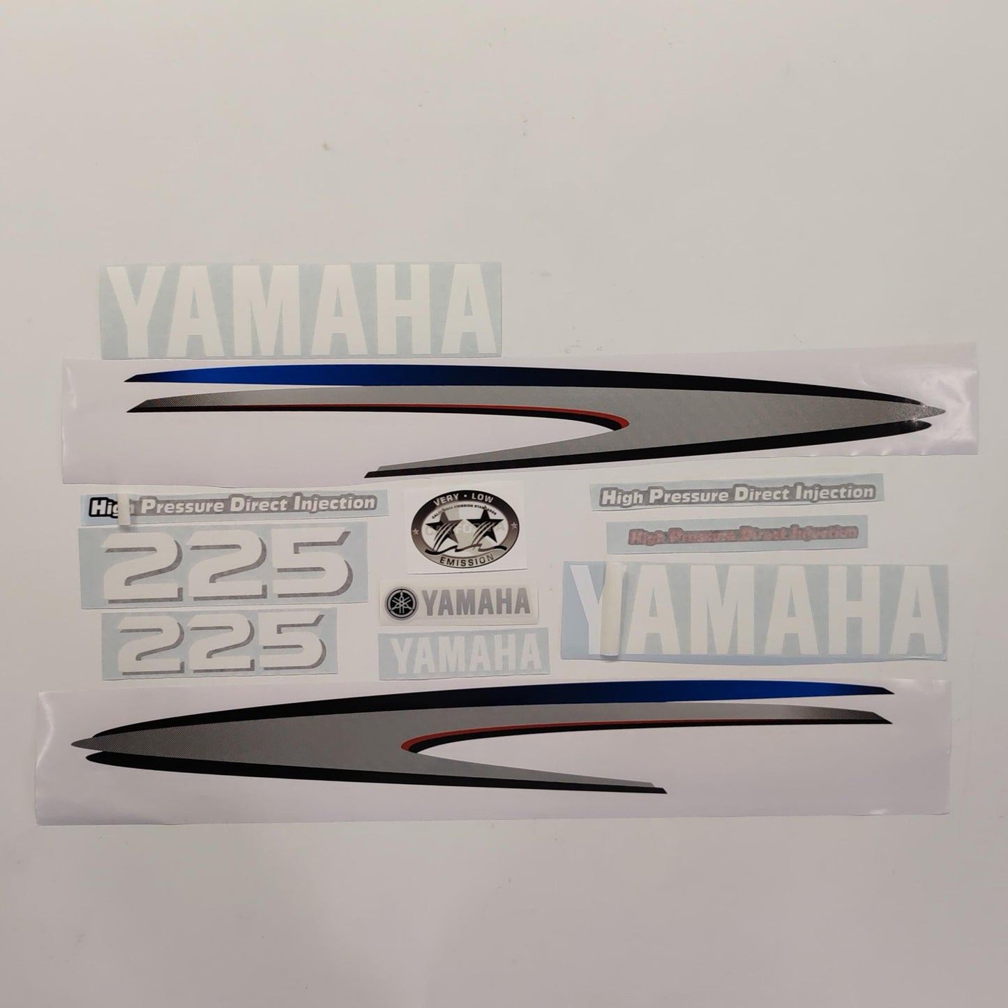 Yamaha 225 HPDI (2002-2006) Aftermarket Replacement Outboard Decal Sticker Set / Reproduction