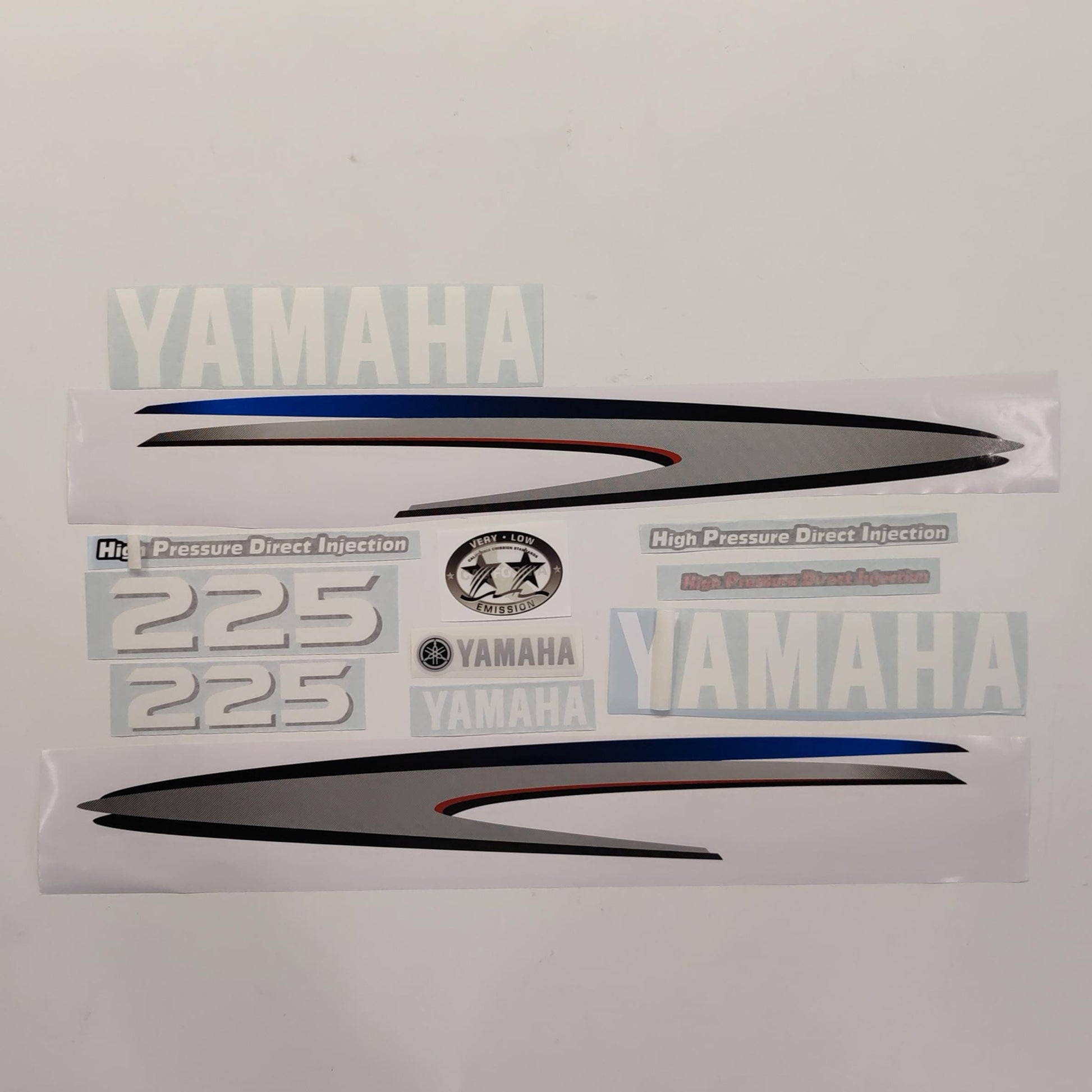 Yamaha 225 HPDI (2002-2006) Aftermarket Replacement Outboard Decal Sticker Set / Reproduction