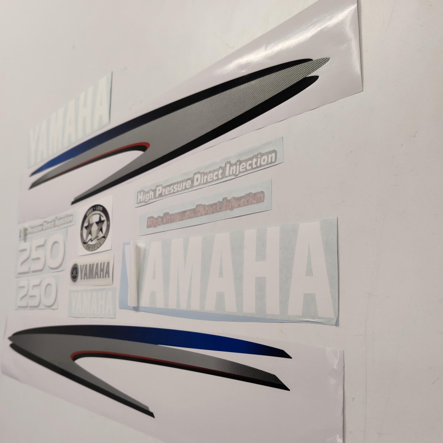 Yamaha 250 HPDI (2002-2006) Aftermarket Replacement Outboard Decal Sticker Set / Reproduction