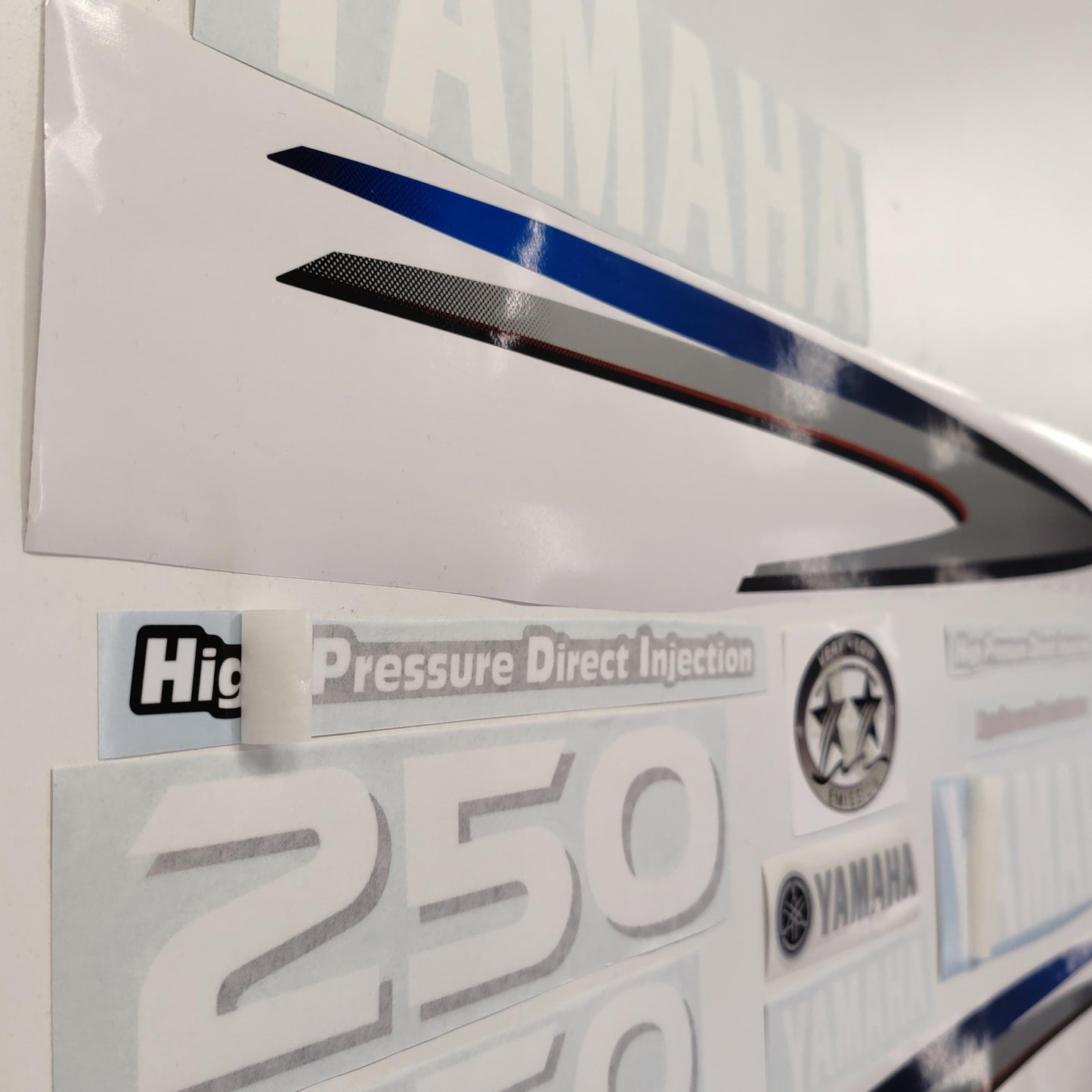 Yamaha 250 HPDI (2002-2006) Aftermarket Replacement Outboard Decal Sticker Set / Reproduction