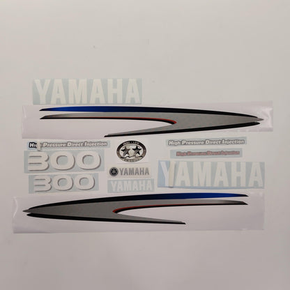 Yamaha 300 HPDI (2002-2006) Aftermarket Replacement Outboard Decal Sticker Set / Reproduction