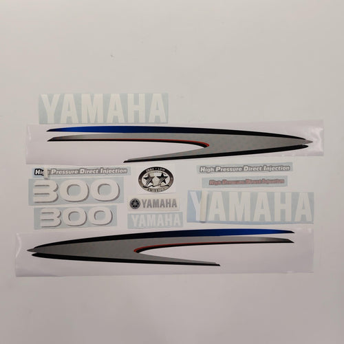 Yamaha 300 HPDI (2002-2006) Aftermarket Replacement Outboard Decal Sticker Set / Reproduction