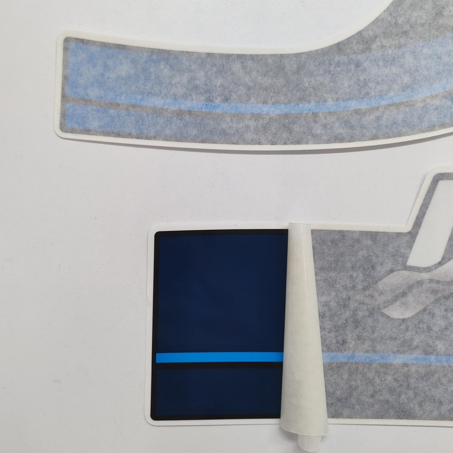 Mercury 75 Two Stroke (2004-2005) Blue Aftermarket Replacement Outboard Decal / Aufkleber / Adesivo / Sticker / Decals Set