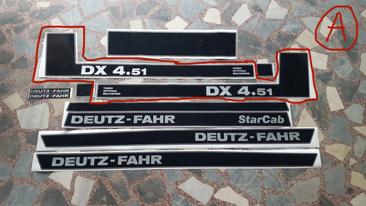 Deutz 4.51 Custom replacement decal set