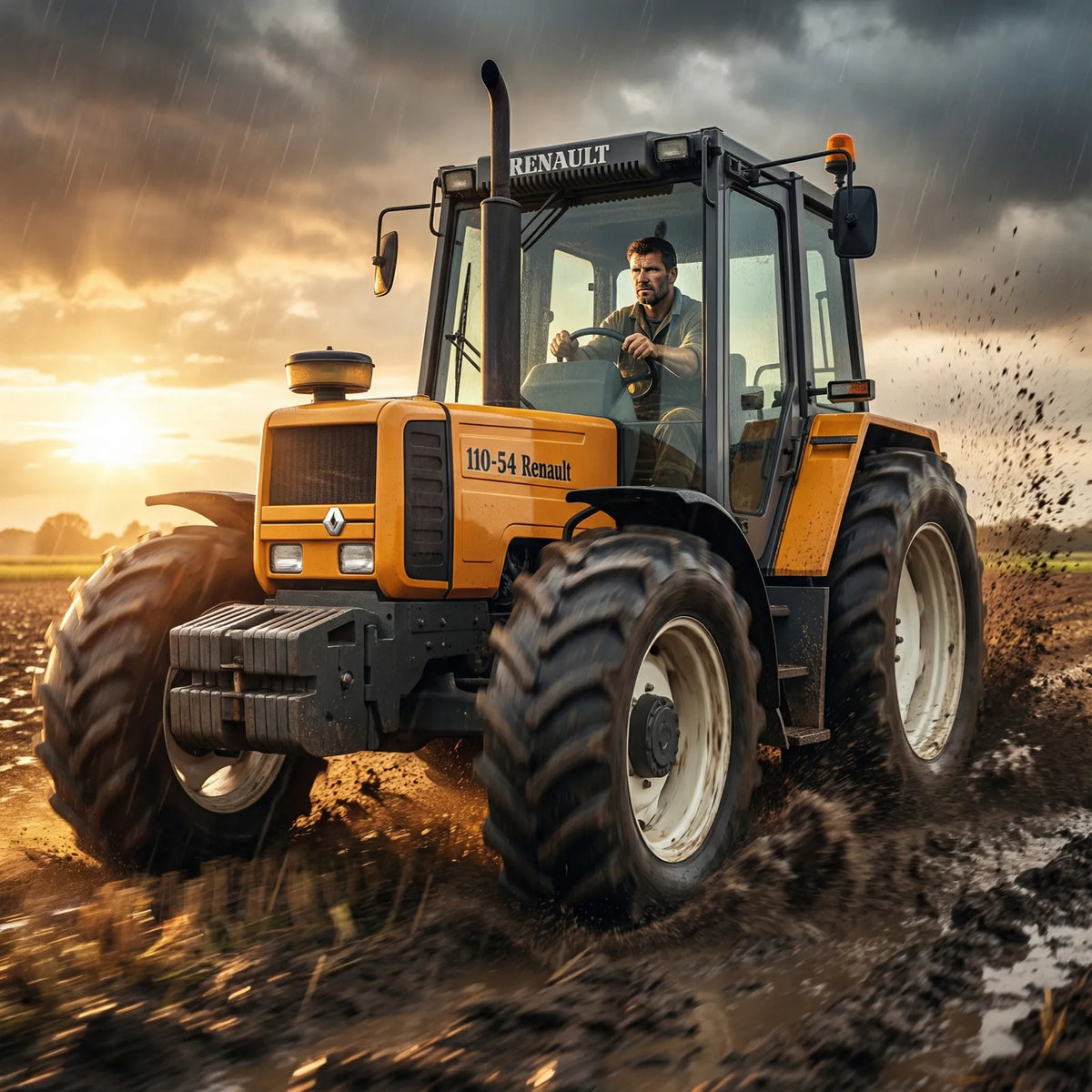 Renault tractor decals collection